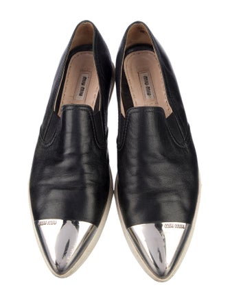 Miu Miu Leather Loafers