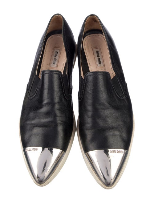 Miu Miu Leather Loafers