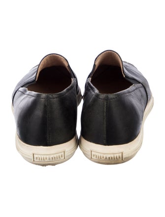 Miu Miu Leather Loafers