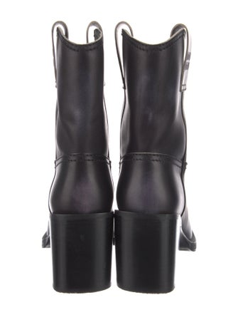 Miu Miu Leather Western Boots