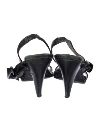 Miu Miu Suede Slingback Sandals