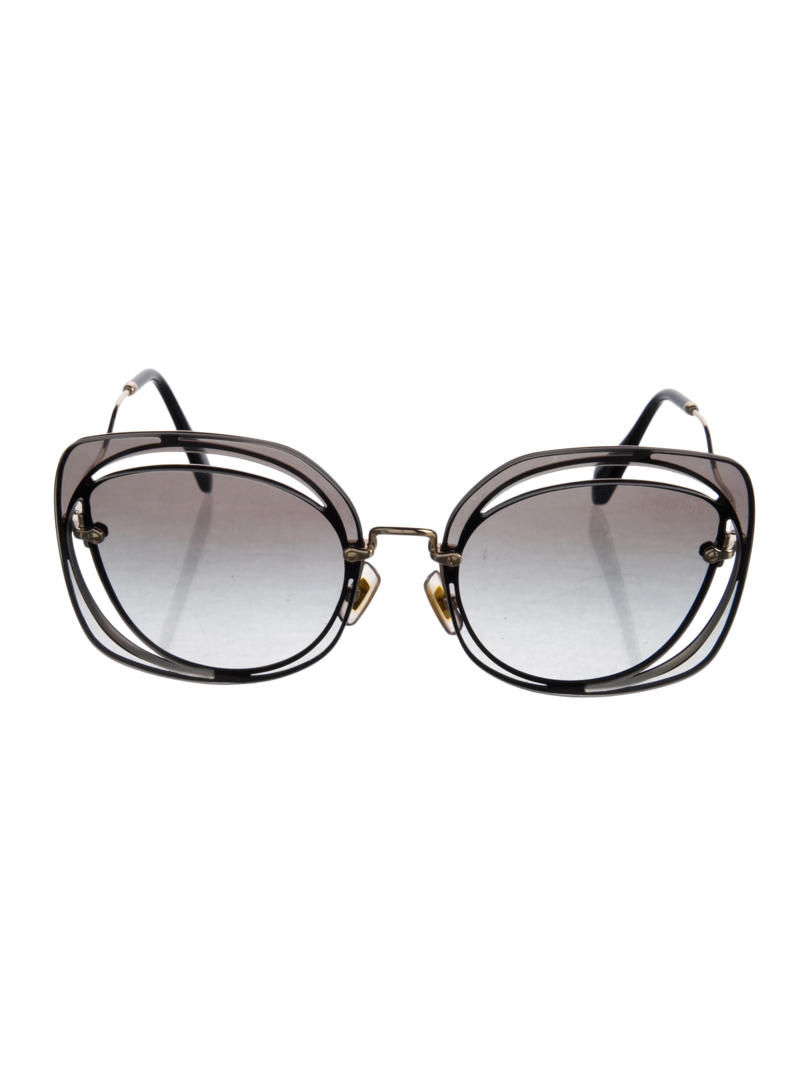 Miu Miu Oversize Gradient Sunglasses