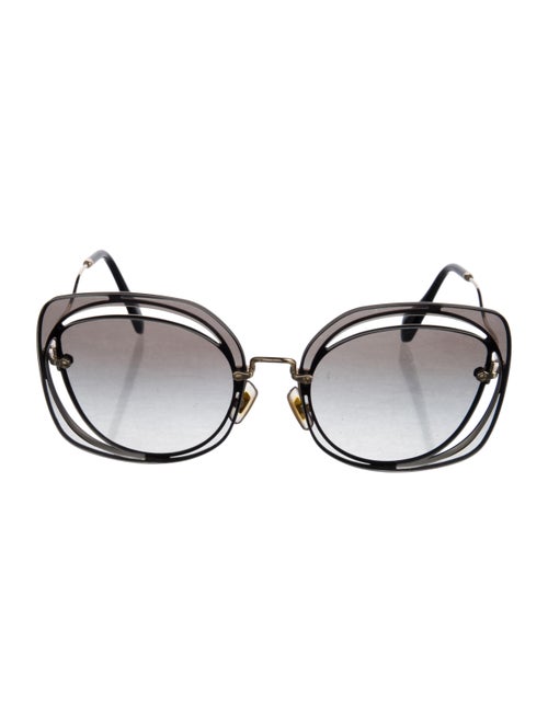 Miu Miu Oversize Gradient Sunglasses