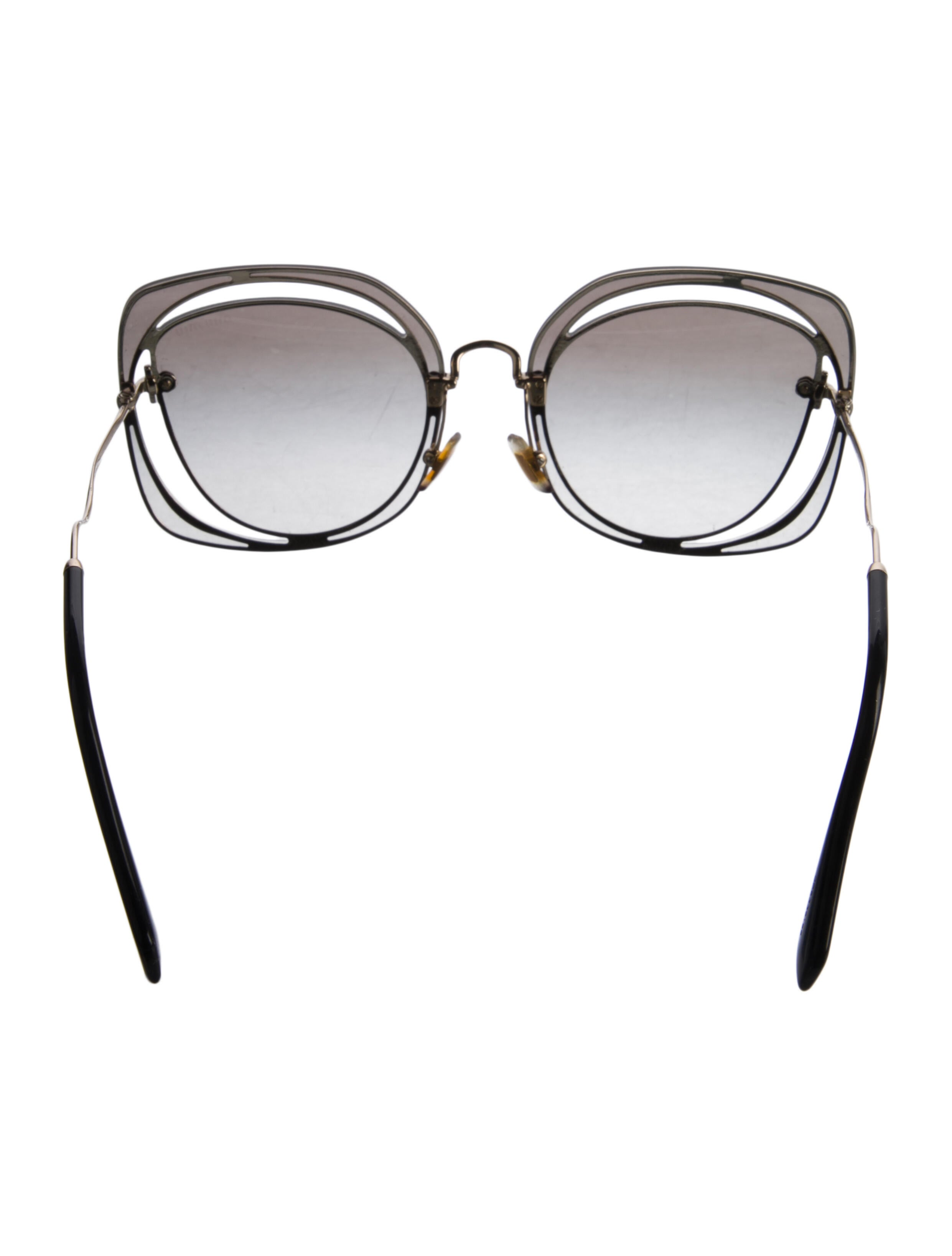 Miu Miu Oversize Gradient Sunglasses