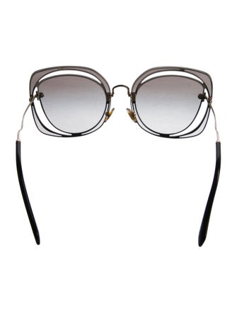 Miu Miu Oversize Gradient Sunglasses
