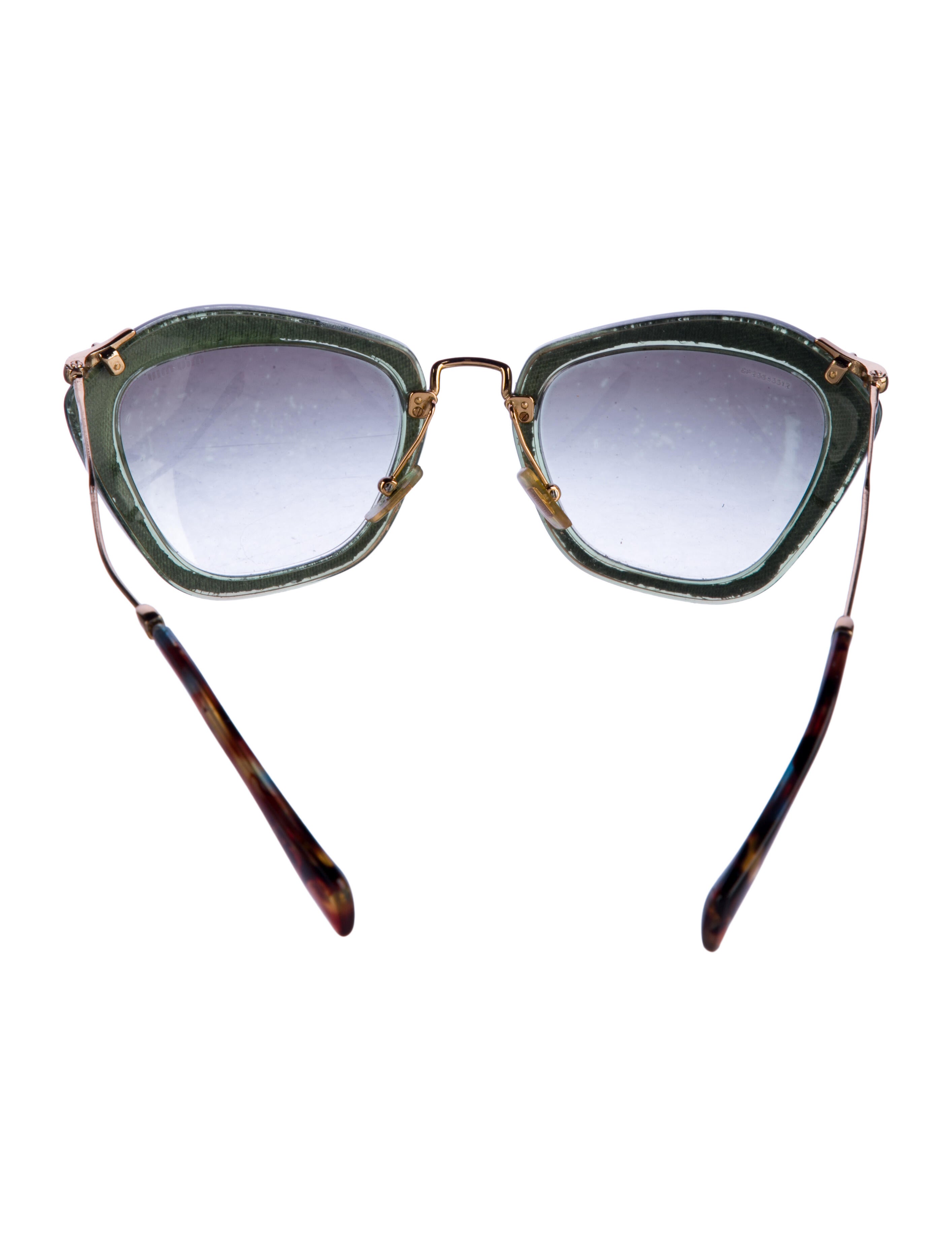 Miu Miu Cat-Eye Gradient Sunglasses