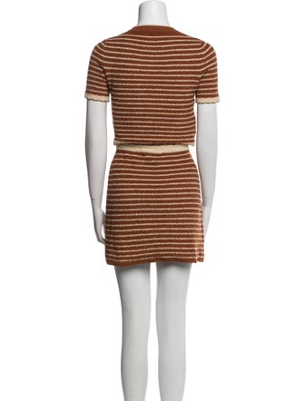 Miu Miu 2024 Striped Skirt Suit