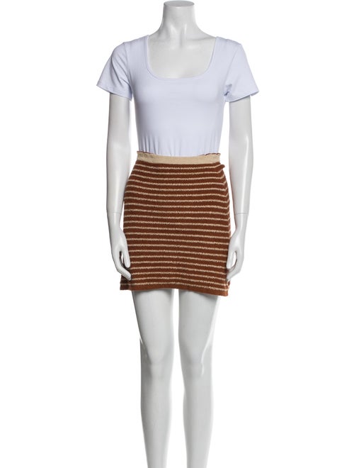 Miu Miu 2024 Striped Skirt Suit