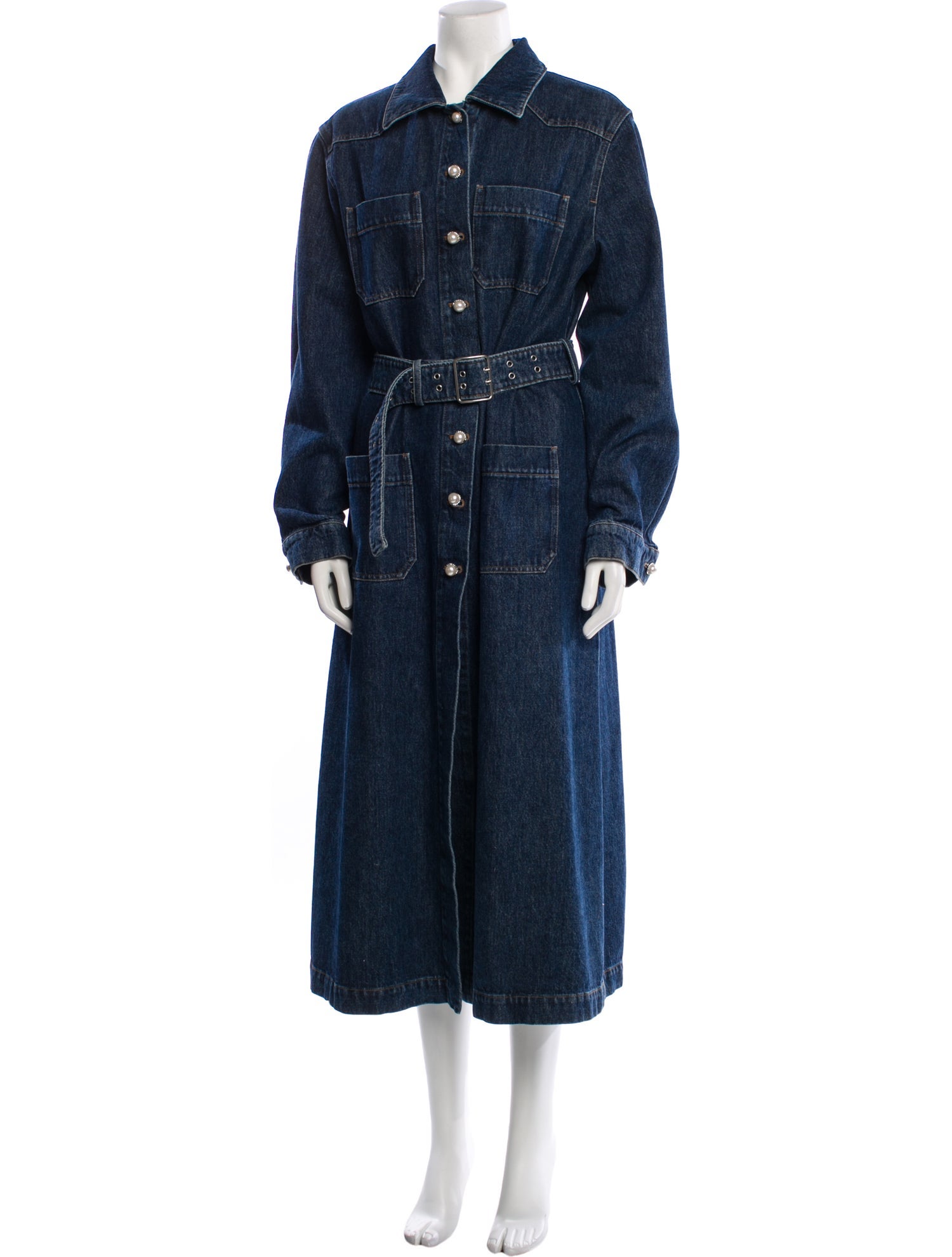 Miu Miu 2021 Printed Trench Coat