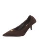 Miu Miu Ruches Suede Pumps