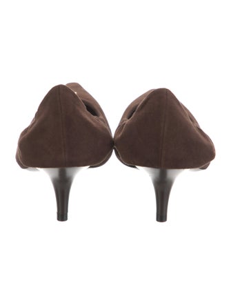 Miu Miu Ruches Suede Pumps