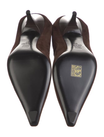 Miu Miu Ruches Suede Pumps