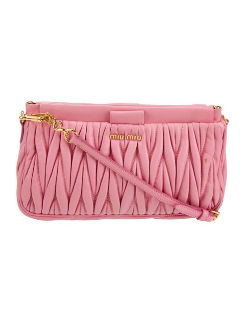 Miu Miu Leather Crossbody Bag