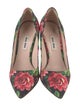 Miu Miu Floral Print Pumps
