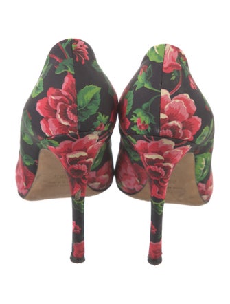 Miu Miu Floral Print Pumps