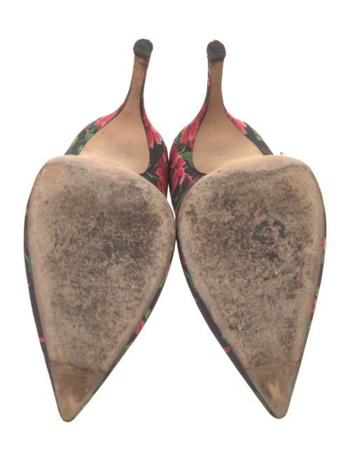 Miu Miu Floral Print Pumps