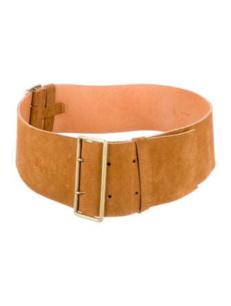 Miu Miu Wide Leather Waist Belt