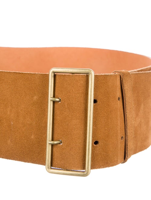 Miu Miu Wide Leather Waist Belt
