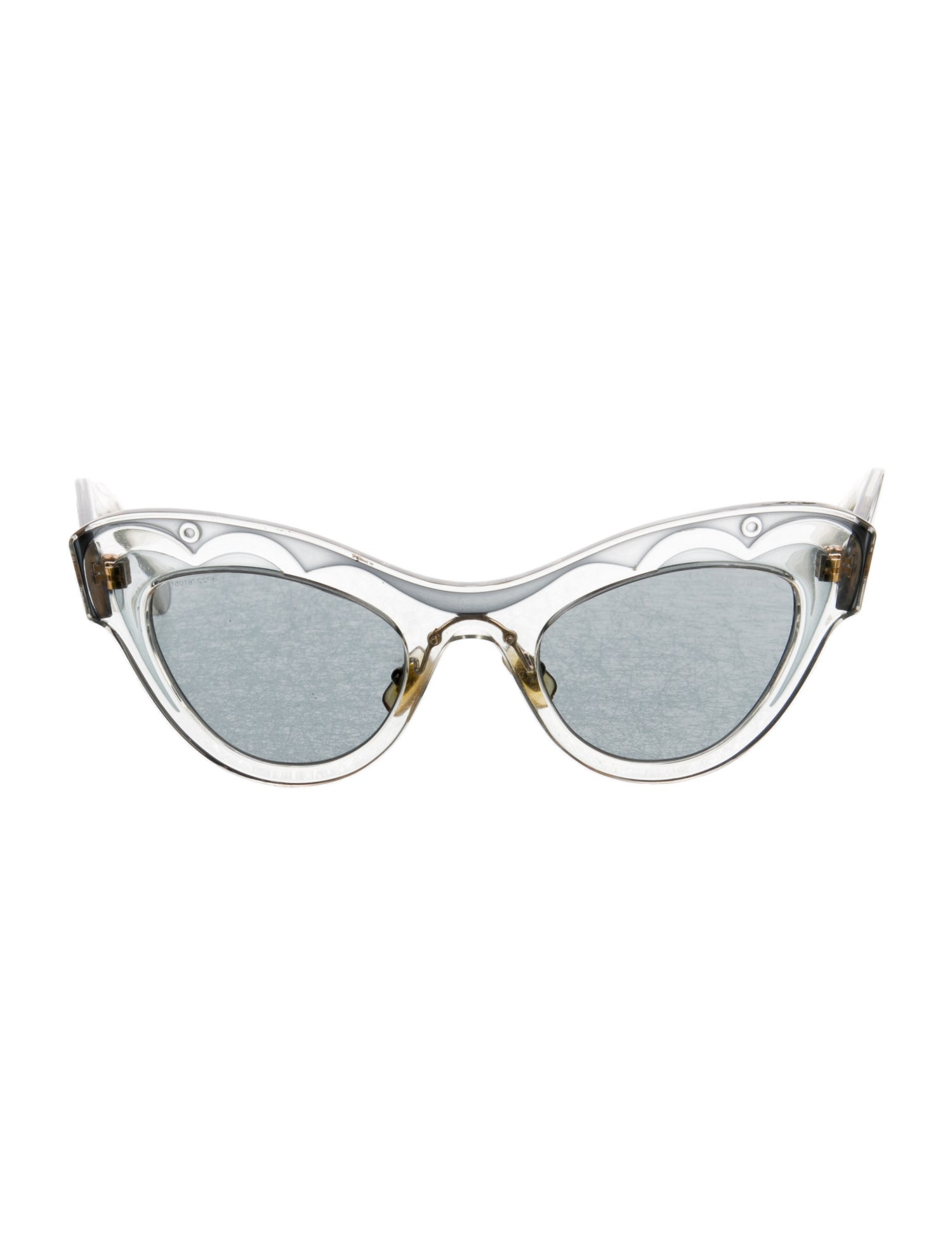 Miu Miu Cat-Eye Tinted Sunglasses