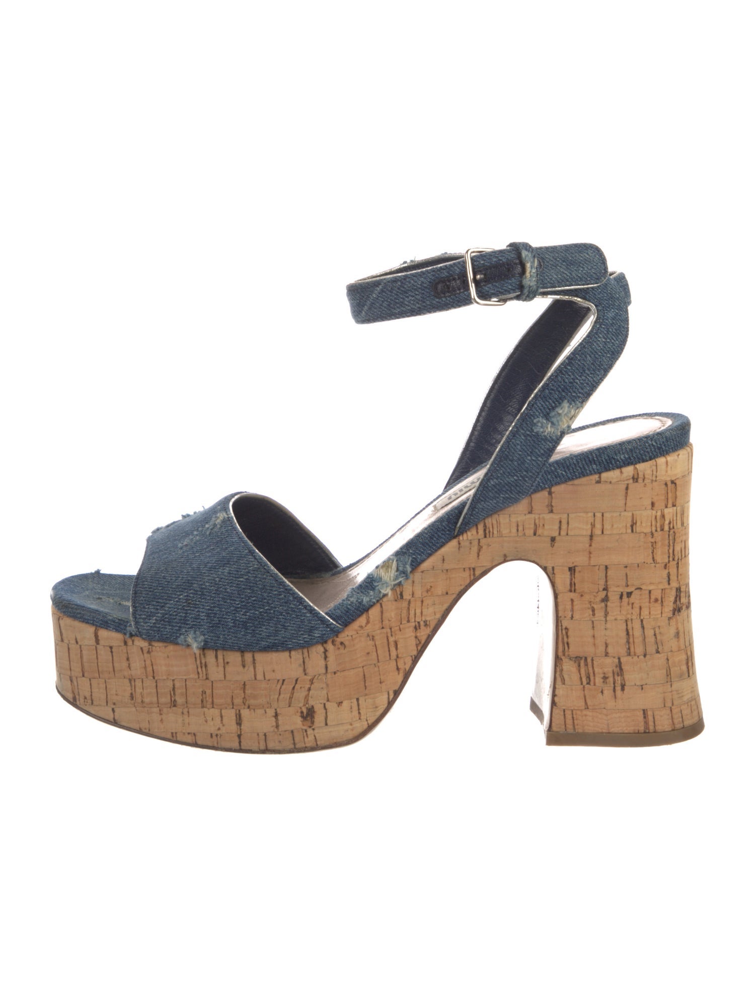 Miu Miu Denim Sandals