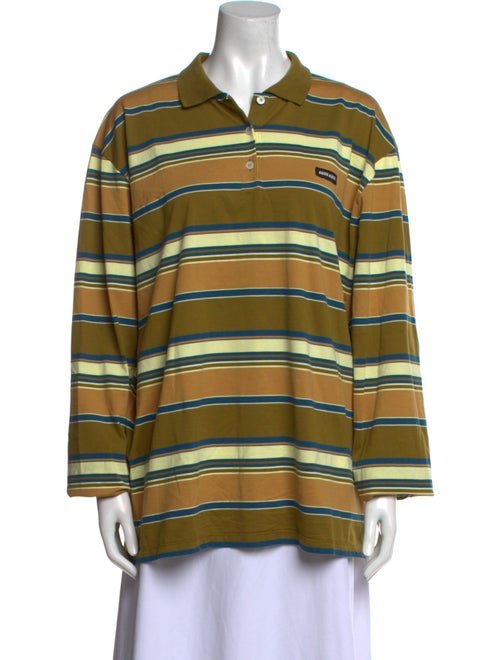 Miu Miu 2024 Striped Polo