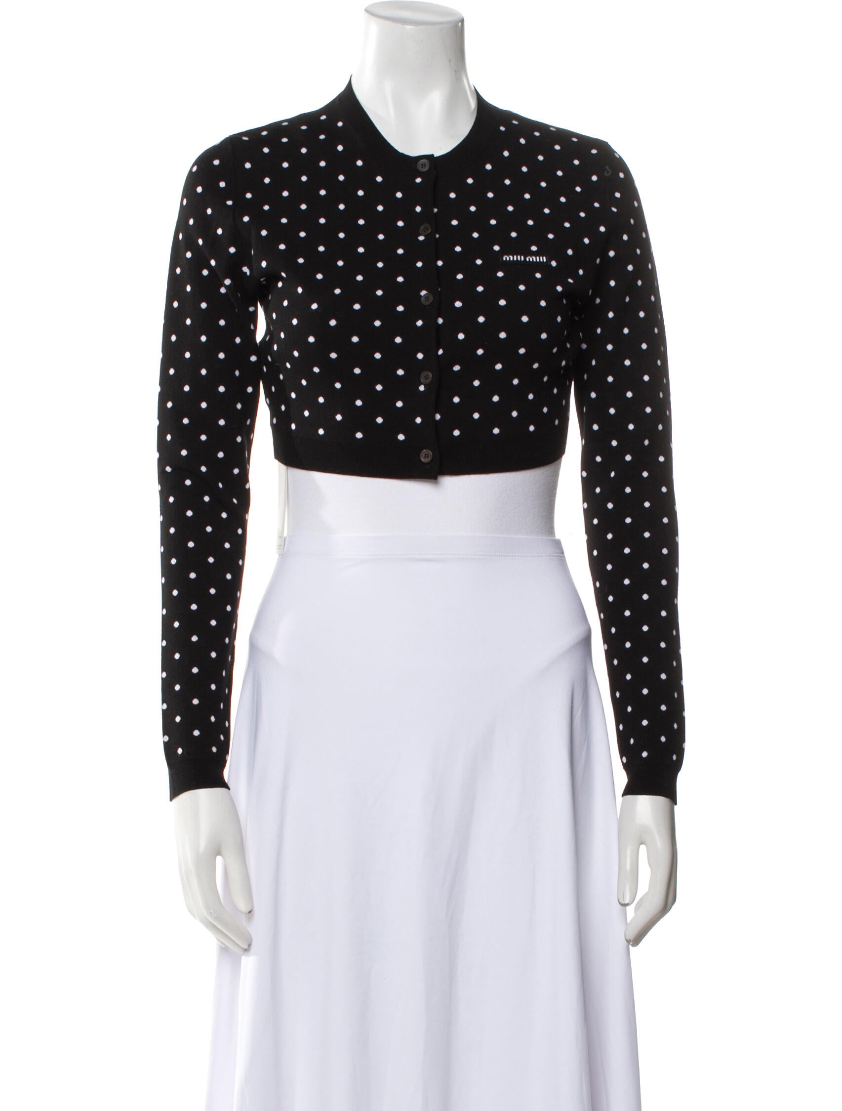 Miu Miu 2023 Virgin Wool Crop Top