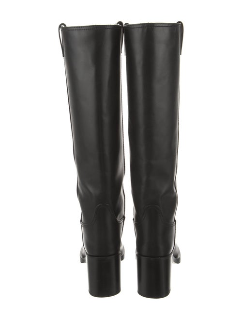Miu Miu Leather Riding Boots