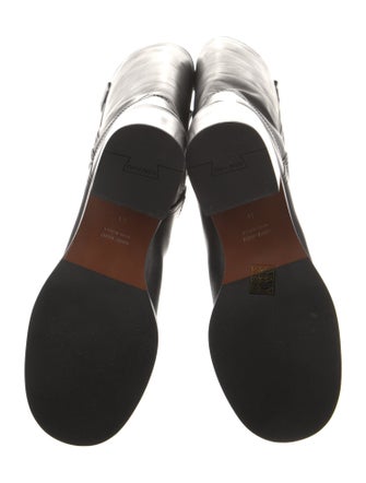 Miu Miu Leather Riding Boots
