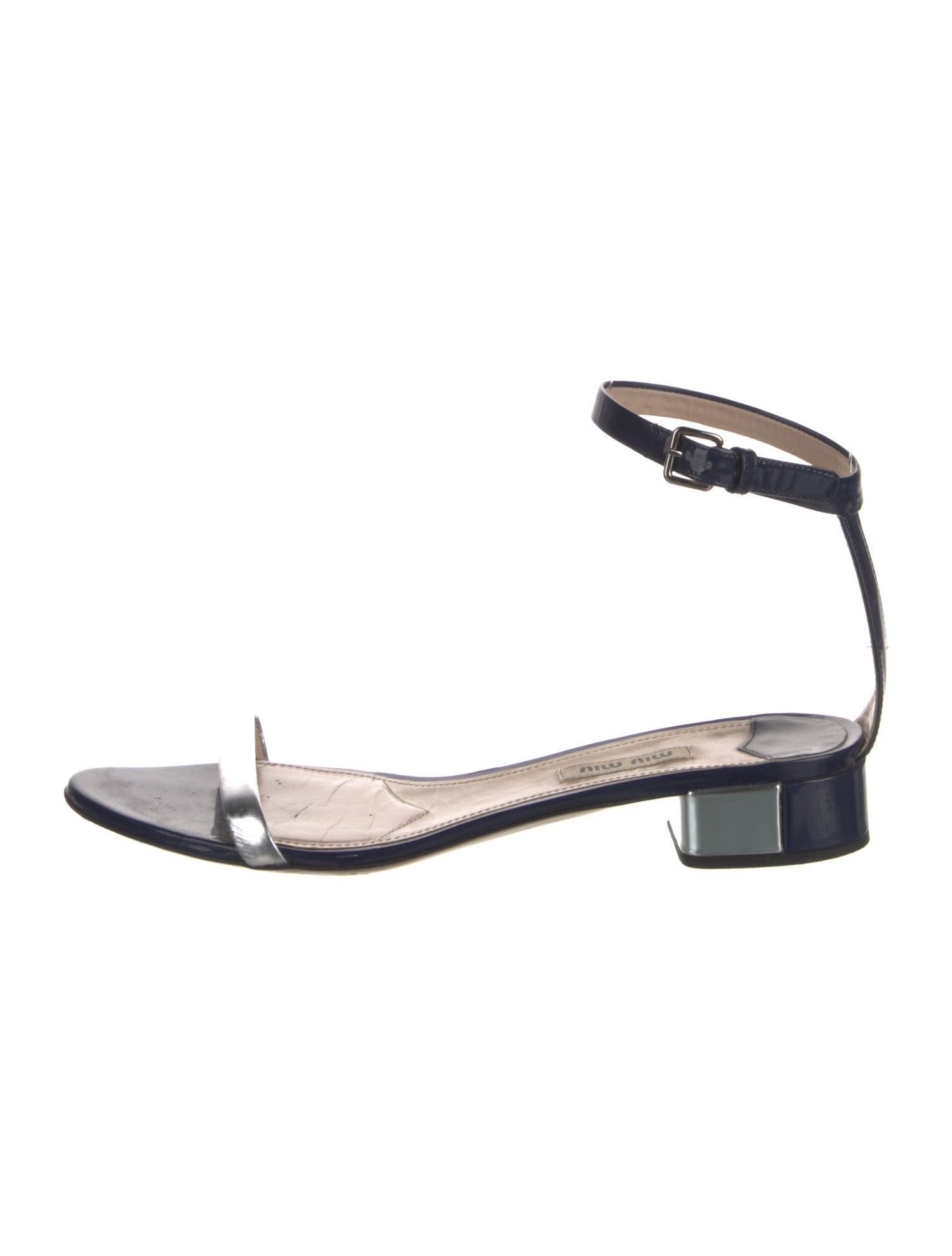 Miu Miu Patent Leather Sandals