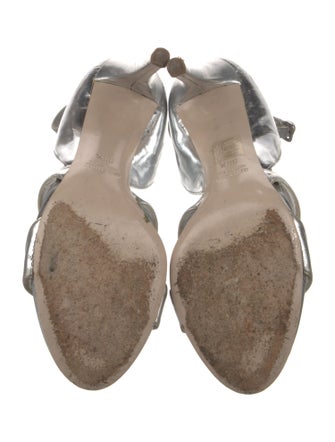 Miu Miu Leather Crystal Embellishments D'Orsay Pumps