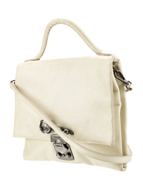 Miu Miu Leather Top Handle Bag