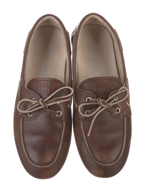 Miu Miu Leather Loafers