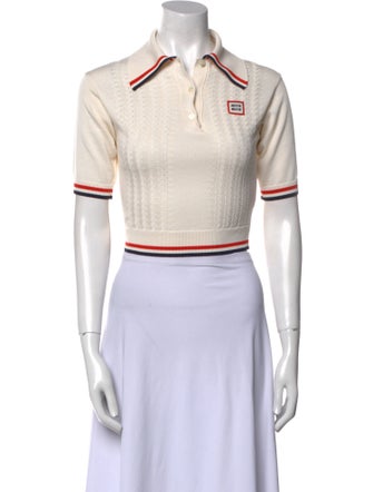 Miu Miu 2022 Silk Crop Top