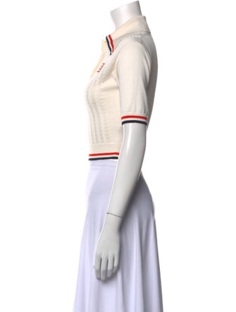 Miu Miu 2022 Silk Crop Top