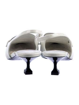 Miu Miu Patent Leather Slingback Pumps