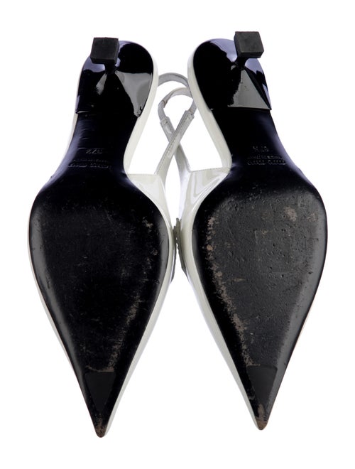 Miu Miu Patent Leather Slingback Pumps