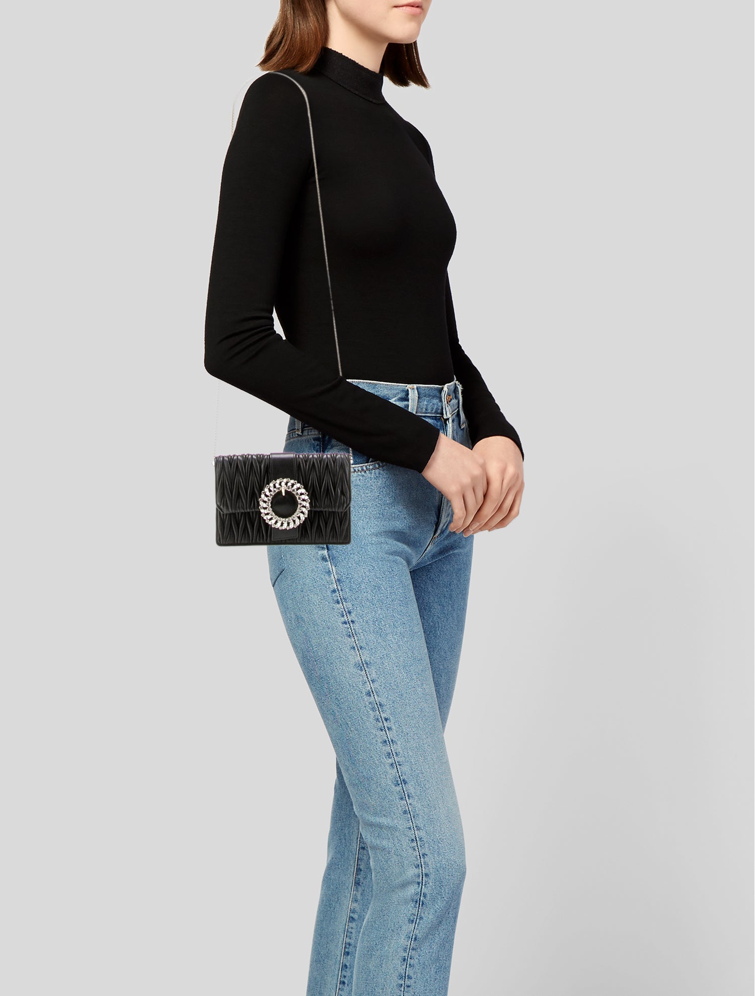 Miu Miu Leather Evening Bag