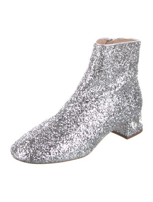 Miu Miu Glitter Glitter Accents Boots