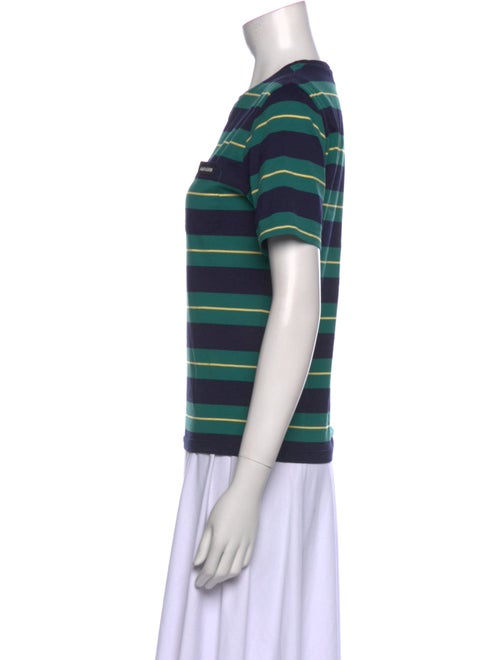 Miu Miu 2025 Striped T-Shirt