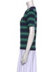 Miu Miu 2025 Striped T-Shirt