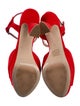 Miu Miu Suede Bow Accents Slingback Pumps