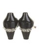 Miu Miu Patent Leather Crystal Embellishments Pumps