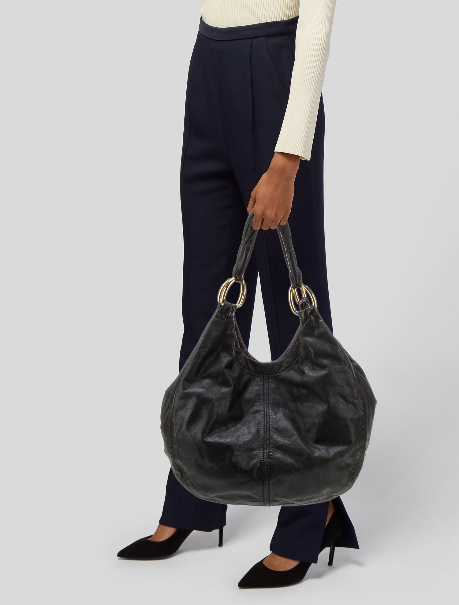 Miu Miu Leather Hobo