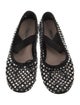 Miu Miu Suede Patterned Mary Jane Flats