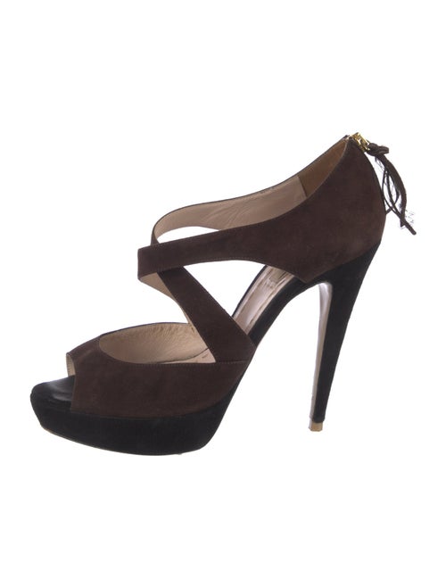 Miu Miu Suede Slingback Sandals