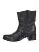 Miu Miu Leather Moto Boots
