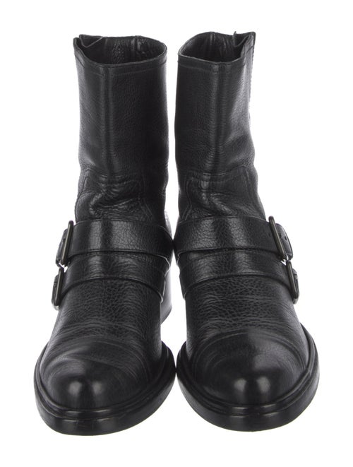 Miu Miu Leather Moto Boots