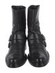 Miu Miu Leather Moto Boots