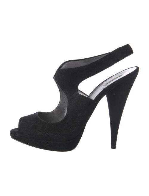 Miu Miu Suede Slingback Sandals