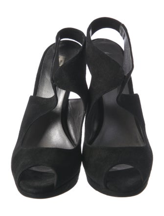 Miu Miu Suede Slingback Sandals